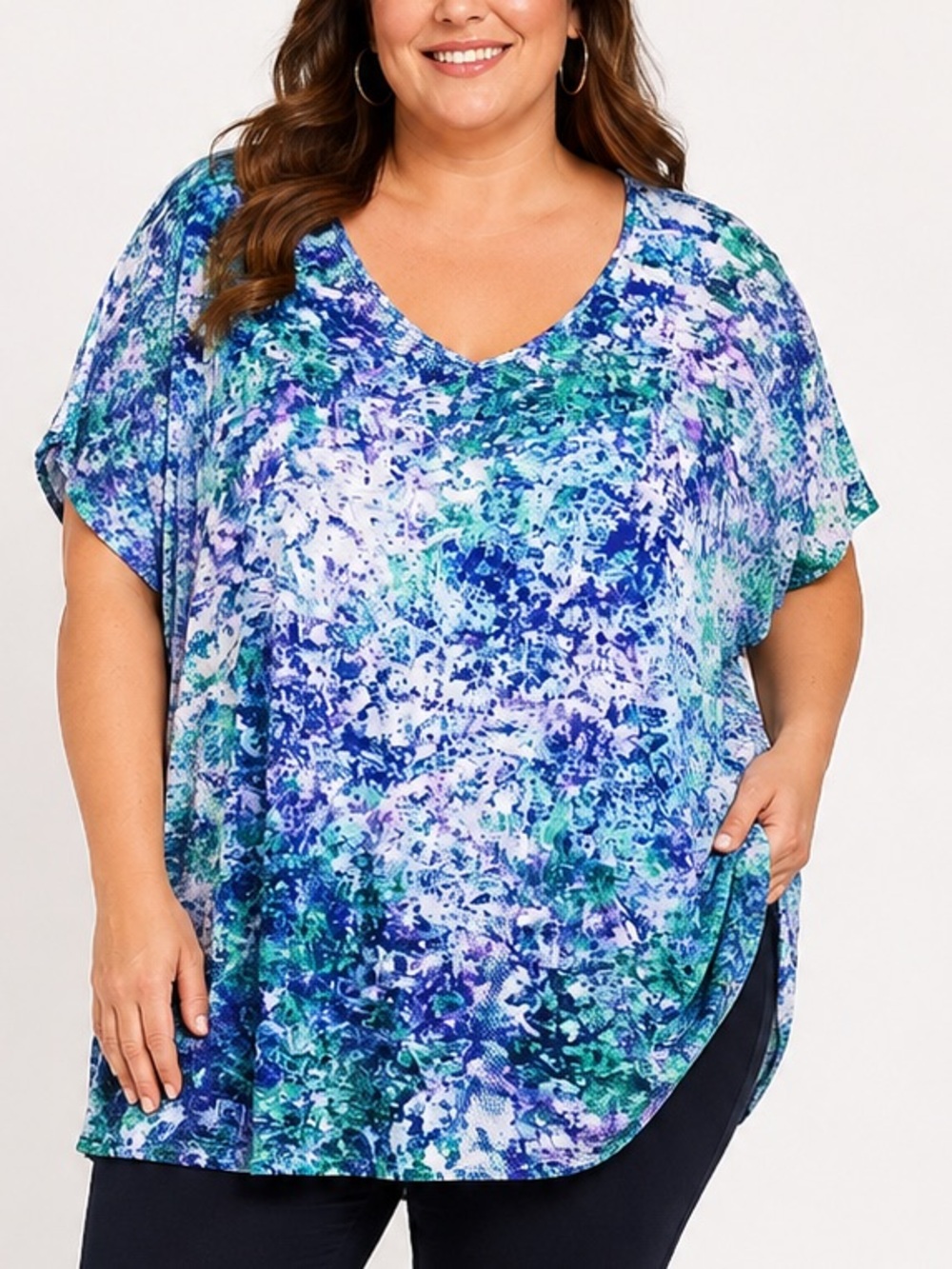 Cynthia Rowley Jackson Pollock Top - Picture 6 of 6
